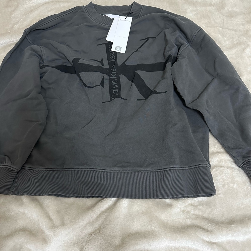 Calvin Klein Relaxed Monogram Sweatshirt